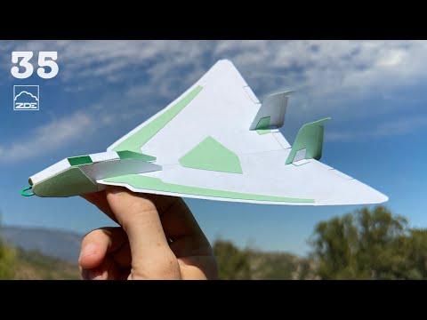 Card Stock &amp;amp; Paper Titan Delta Glider (episode 35)