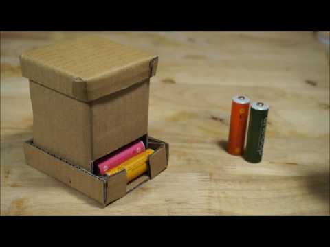 Cardboard Battery Dispenser in Action!!!