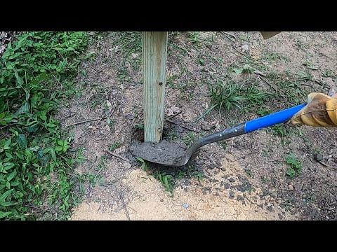 Cement Posts - The Treehouse Project - Part 4