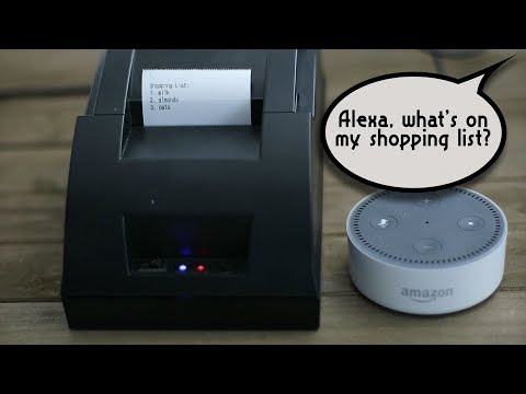 Cheap Alexa Printer From An Old Receipt Printer - Weekend Hacker #002