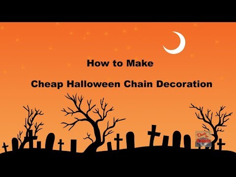 Cheap Halloween Chain decoration | DIY