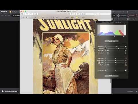 Choosing and editing public domain art Instructable how-to video