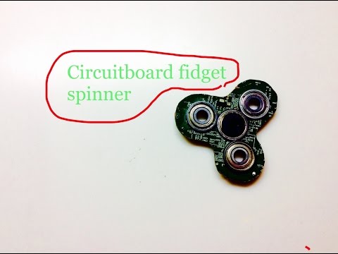 Circuit board fidget spinner!!