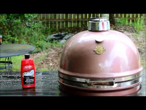 Cleaning  and Waxing a Grill Dome