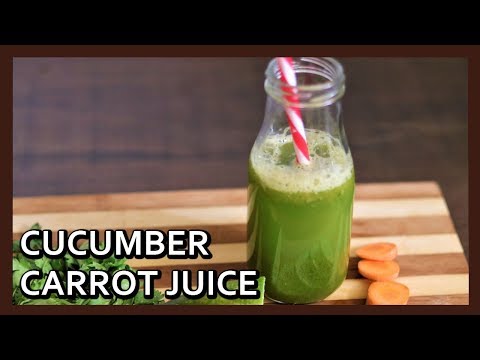 Cleansing Cucumber Carrot Juice Recipe | Flat Belly Drink for Quick Weight Loss | Detox Juice