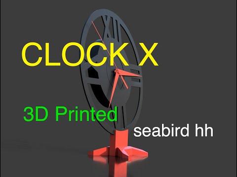 Clock X - 3D Printed