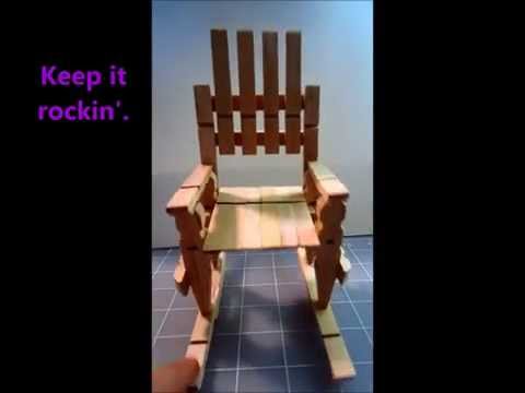 Clothes Pin Rocking Chair