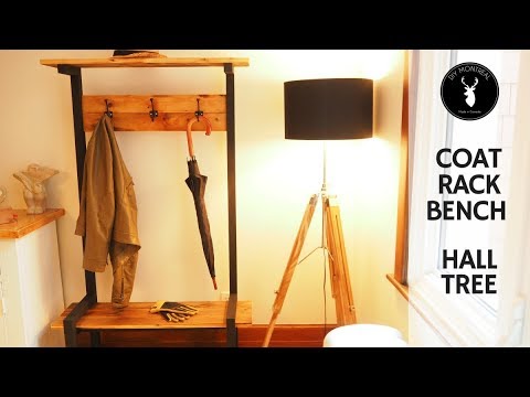 Coat Cack Bench Hall Tree