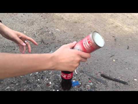 Coca cola  + Prospane gas = Mega rocket ( LPG )