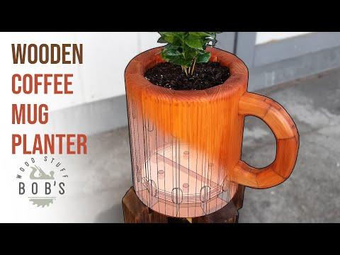 Coffee Mug Shaped Planter for a Coffee Plant