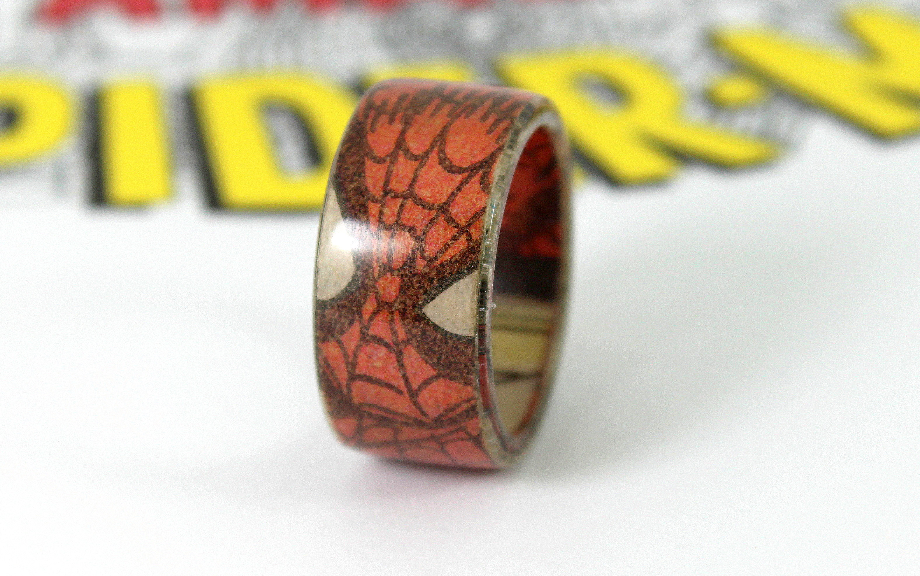 Comic book ring Spiderman.JPG