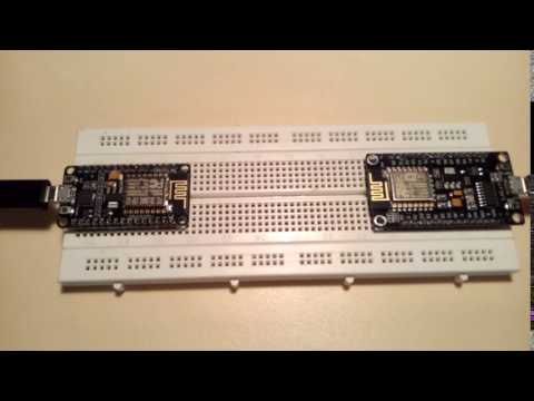 Communication between two ESP8266 based MCU through the home router