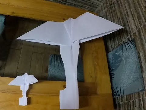 Como hacer el mejor Avi&oacute;n GIGANTE de papel