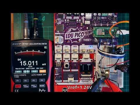 Comparing RP2040 ADC with Microchip MCP3208 for low voltages using Pi Pico W on Cytron EDU PICO