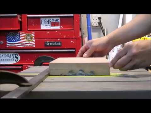 Concave cutting with a table saw