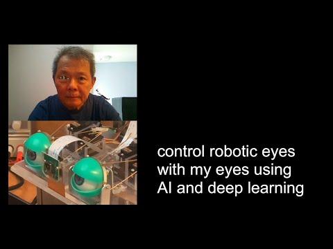 Control Robotic Eyes With My Eyes Using AI and Deep Learning