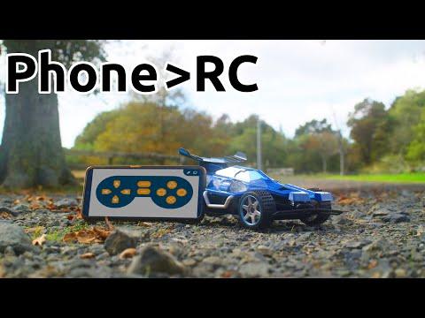 Controll rc car with phone