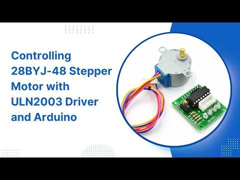 Controlling 28BYJ-48 stepper motor with ULN2003 and Arduino | Arduino Project