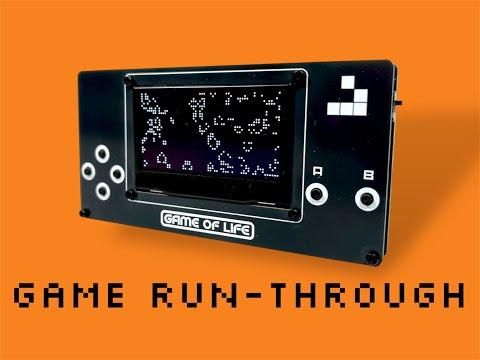 Conway's Game of life - Handheld Version. Game Run-through