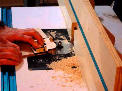 Corner Radius Router Jig in Action