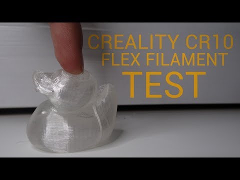 Creality CR10 - flex filament test