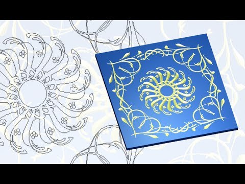 Creating a decorative panel with ArtCAM Express 2013 and modules