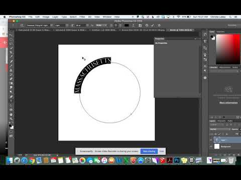 Creating circular text for the coin