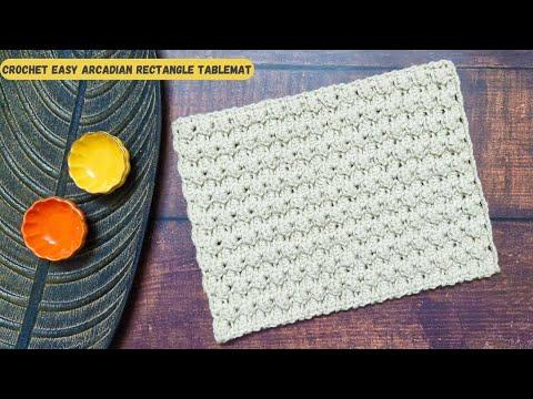 Crochet Easy Arcadian Rectangle Tablemat