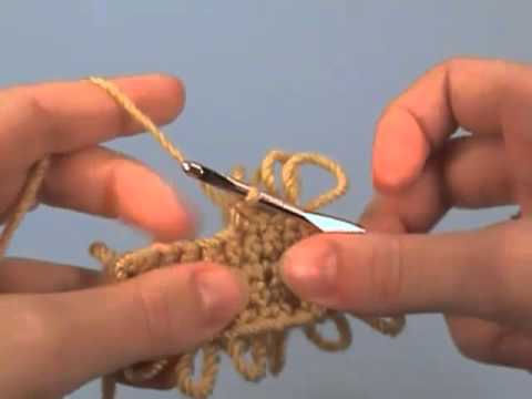 Crochet Loop Stitch (right-handed version)