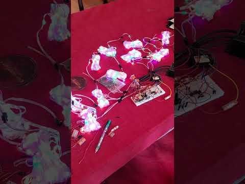 Cryogenius LED Cube Breadboard Test