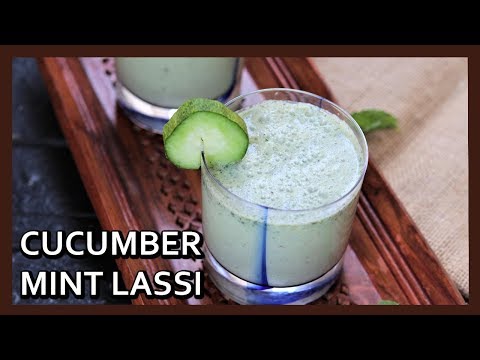 Cucumber Mint Lassi Recipe | Cucumber Cooler | Summer Drink | Healthy Kadai