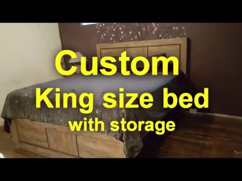 Custom King Size Bed