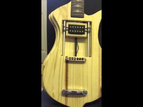 Custom guitar with arduino controlled pickup slider