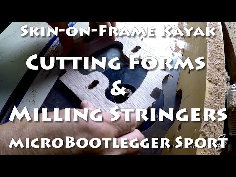 Cutting Frames and Stringers - Skin on Frame Kayak - E2