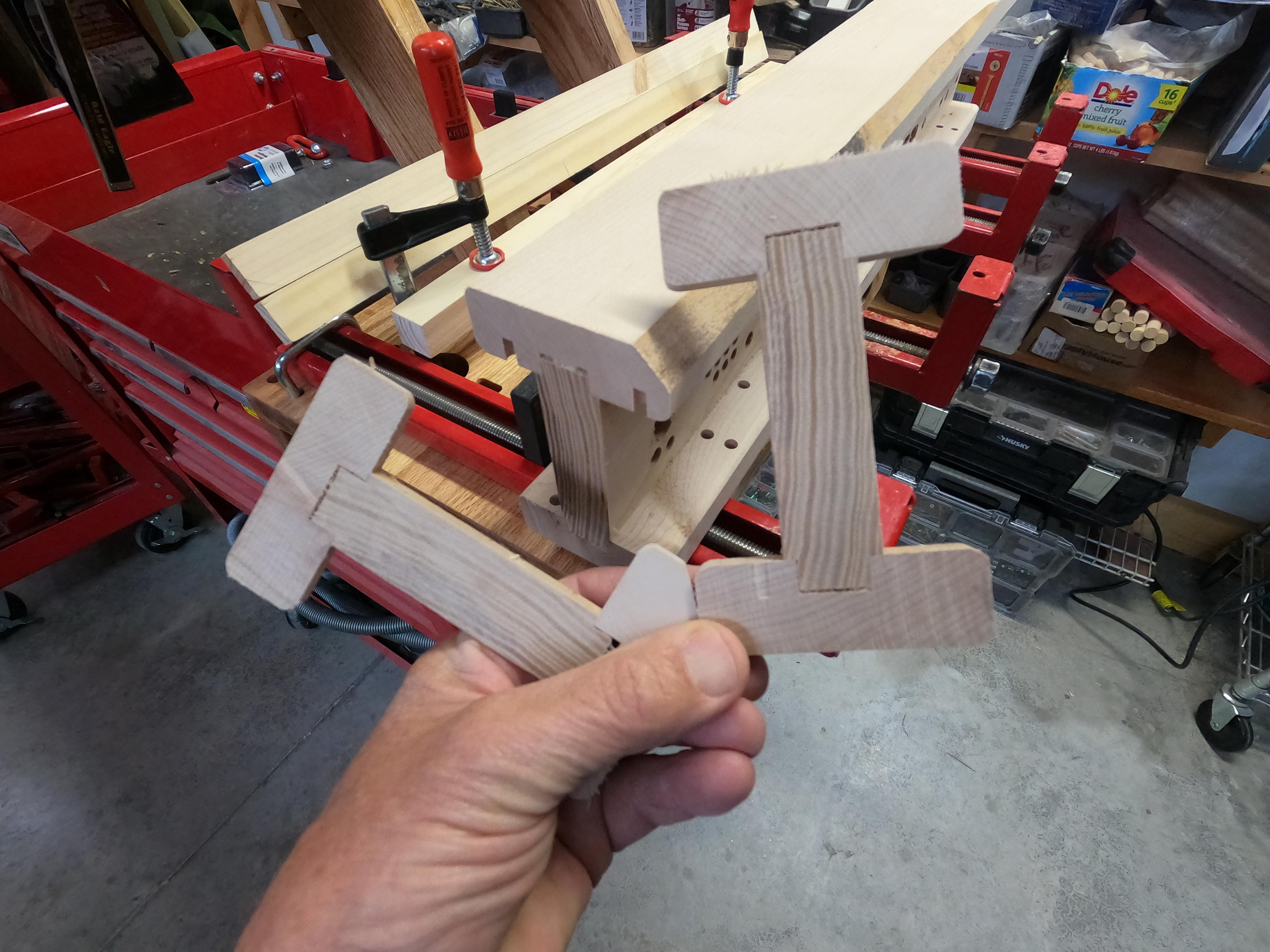 Cutting I-Beam After Glue-Up is Dry (2).JPG