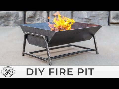 Cutting Steel with a Circular Saw to Make a Fire Pit