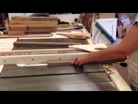 Cutting rabbet on table saw