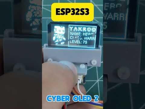 Cyber OLED V2 | Now with a 3D Printed #trending