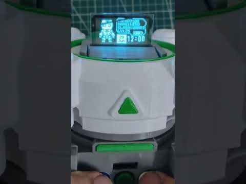 Cyberpunk Holographic Terminal Clock | New Clock Settings Menu #trending