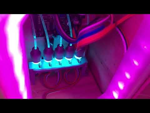 Cyberpunk LED multi security sensor