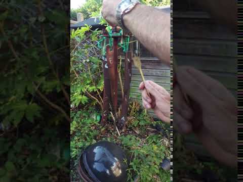 Cylinder (reel) mower wind chime