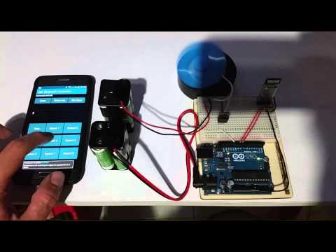 DC motor control with Bluetooth