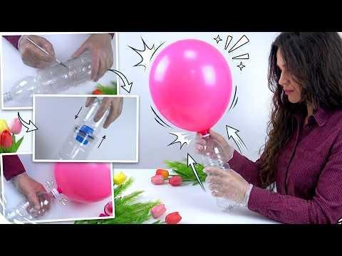 DIY: Just 2 Plastic Bottles - How I Came Up with a Way to Inflate Ballons Endlessly