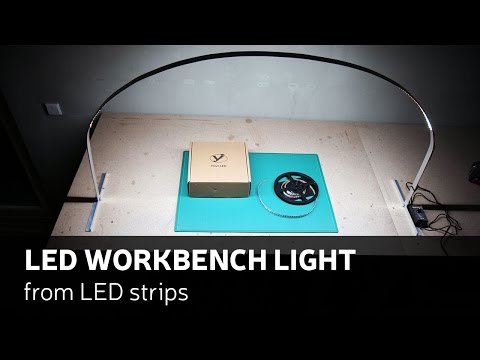 DIY: LED Workbench Light From LED Strips