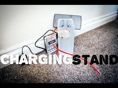 DIY: Milk Bottle: Charging stand