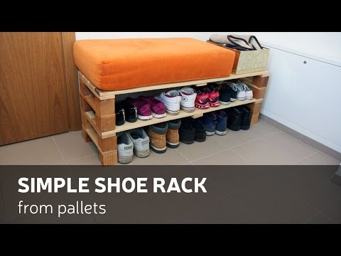 DIY: Simple Shoe Rack From Pallets