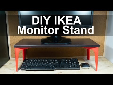 DIY || IKEA Monitor Stand / Monitor Riser