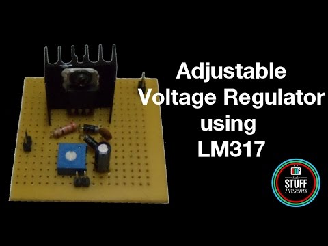 DIY | How to build ADJUSTABLE VOLTAGE REGULATOR using LM317 with SHORT CIRCUIT PROTECTION