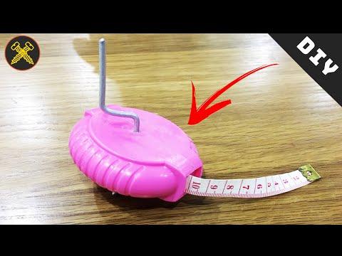 DIY | Make A Tape Measure With Gum Tape Used Box | Gold Screw