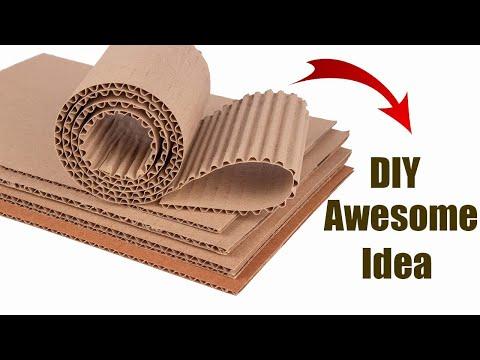 DIY - Awesome Cardboard Crafts Idea - Best out of Waste